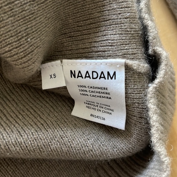Naadam Cashmere Ribbed Henley - Picture 4 of 6